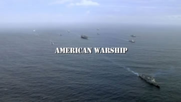 American warship